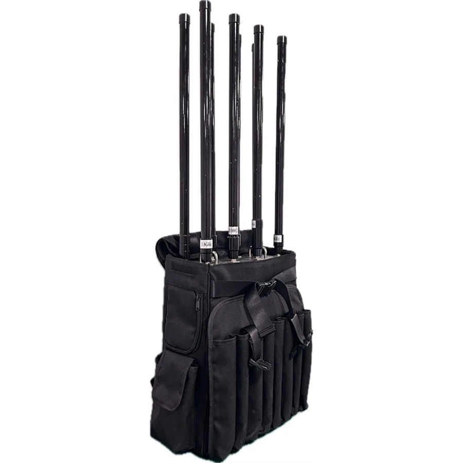 Rugged Outdoor Manpack Drone Jammer For Harsh Environment Security Protection factory